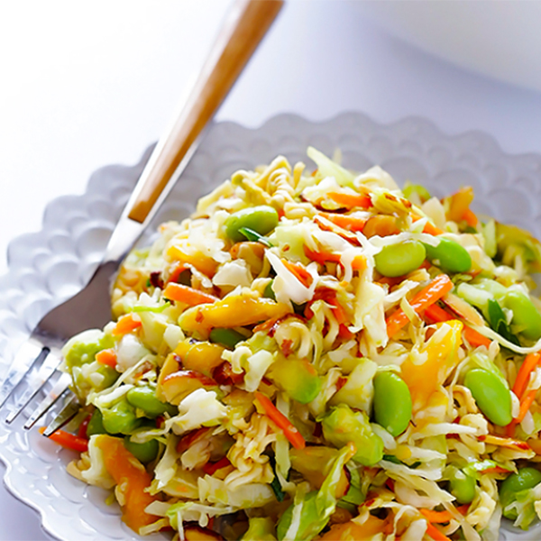 Asian Mango, Avocado & Ramen Noodle Salad